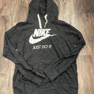 Heather black Nike hoodie